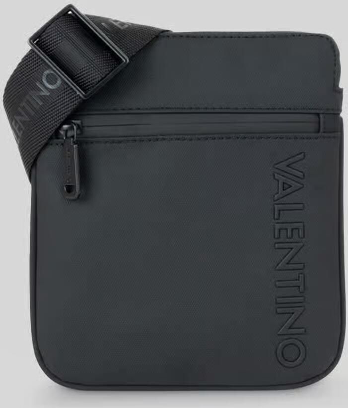 Valentino Bags Schoudertas met label in reliëf model 'AXEL'