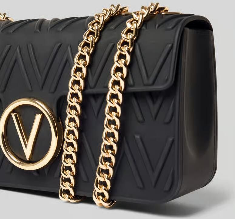 Valentino Bags schoudertas met label in reliëf model 'BUBBLE' - Foto 4