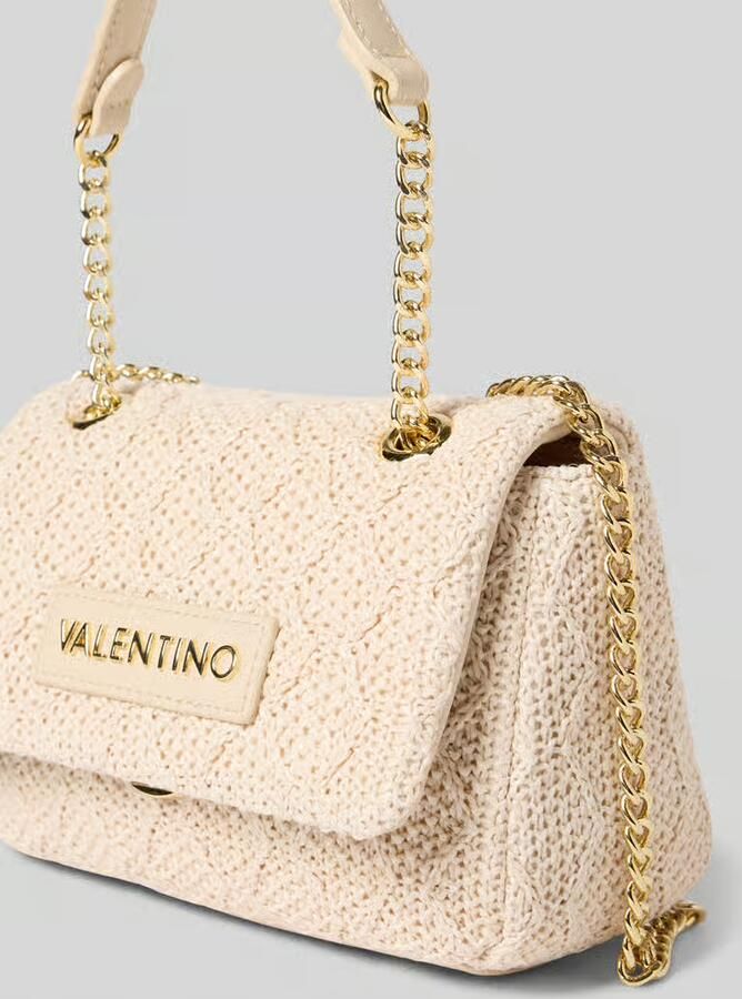 Valentino Bags Schoudertas met logodetail model 'Carina' - Foto 4