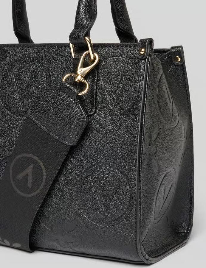 VALENTINO BAGS Handtas met structuurmotief met label model 'SAMBA'