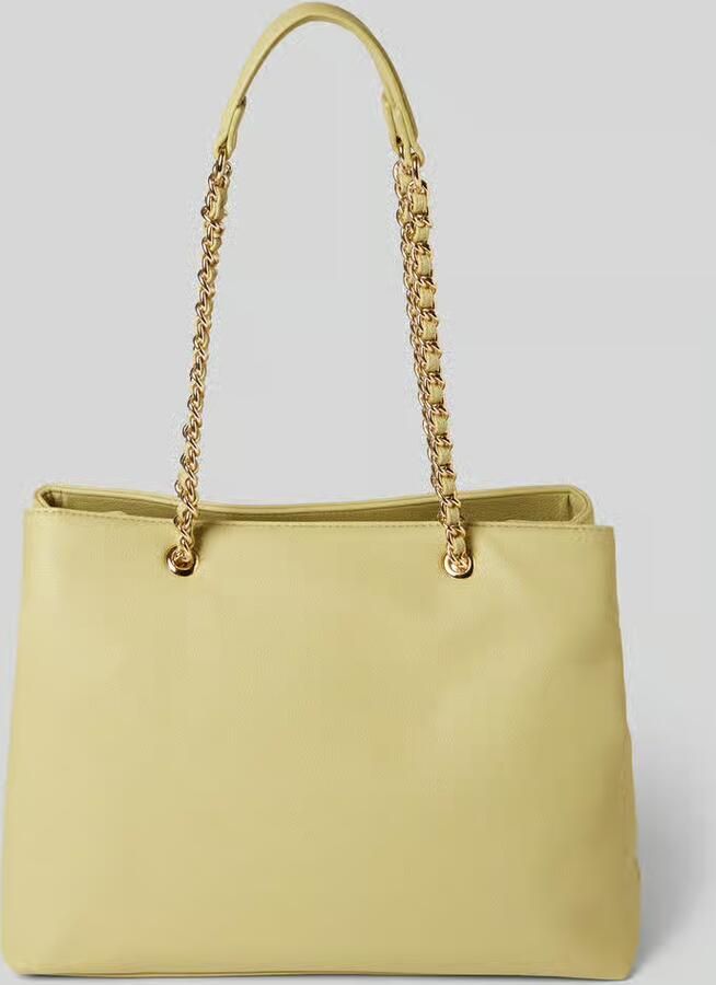 Valentino by Mario Valentino Groene Schoudertas met Ketting en Ritssluiting Green Dames
