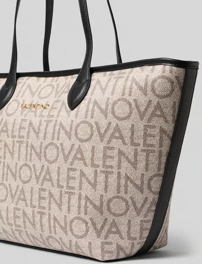 Valentino Bags shopper met logomotief en labelapplicatie