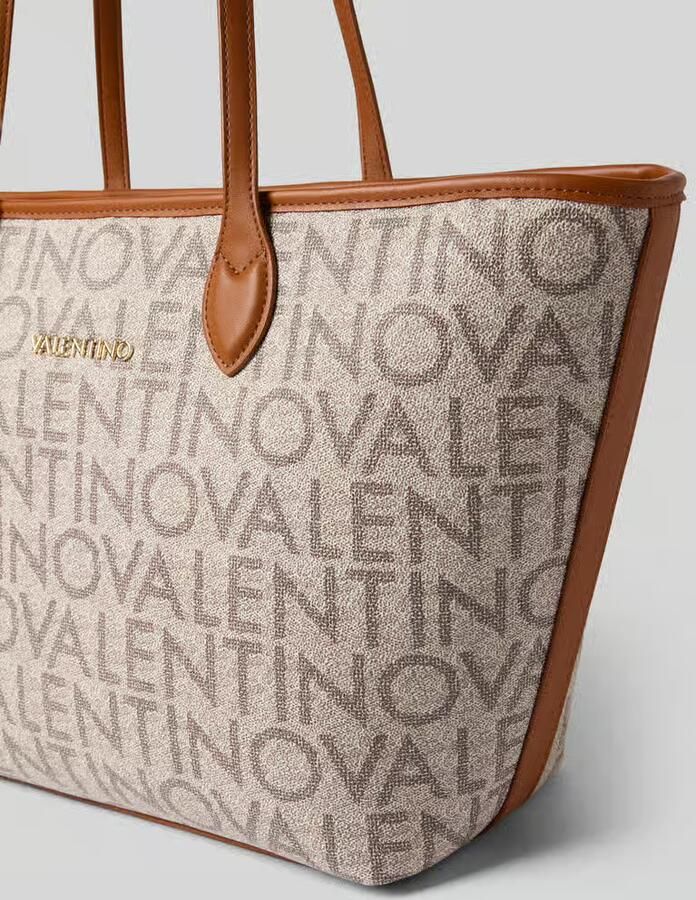 Valentino Bags shopper met logomotief en labelapplicatie