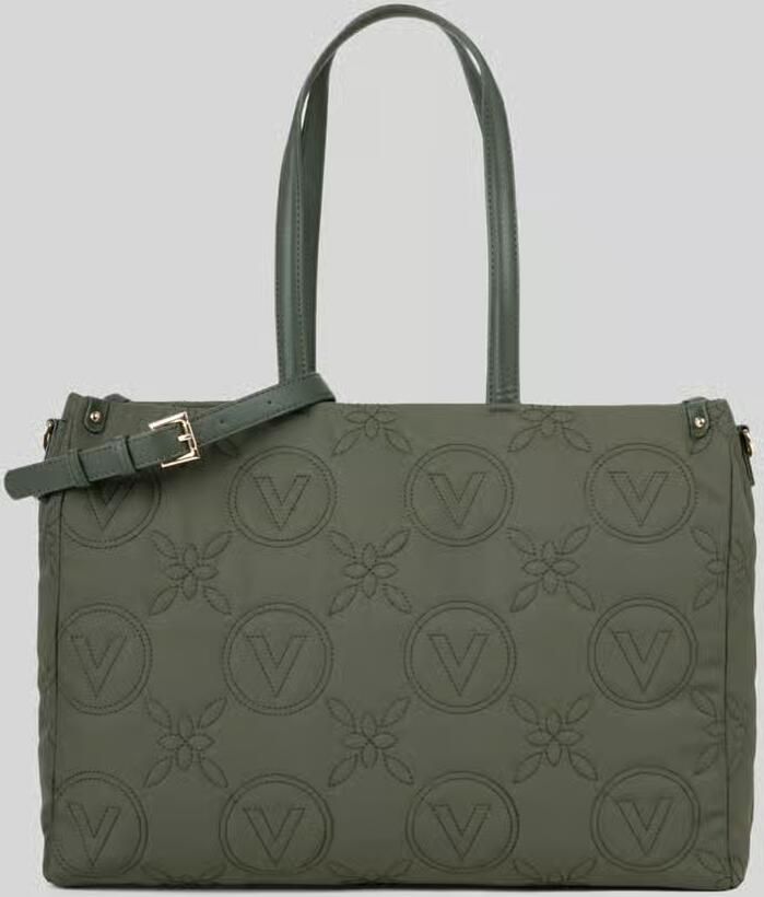 Valentino Bags shopper van polyestermix met geborduurd logo