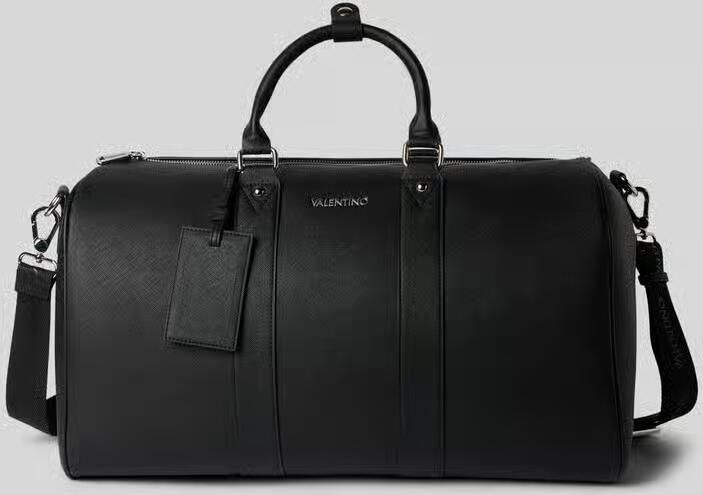 VALENTINO BAGS Weekendtas met logo-applicatie in leerlook