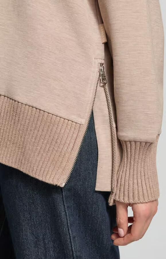 Varley sweatshirt met Opstaande kraag en verlaagde schouders