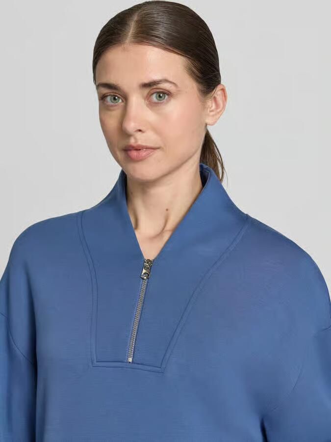 Varley Sweatshirt van viscosemix met ritssluiting model 'davidson'