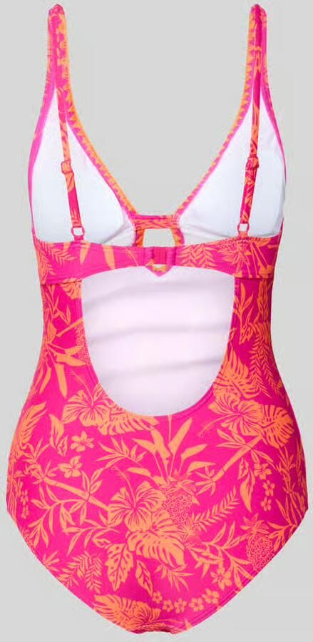 VENICE BEACH slim fit badpak met keyhole-halslijn model 'Kensi'