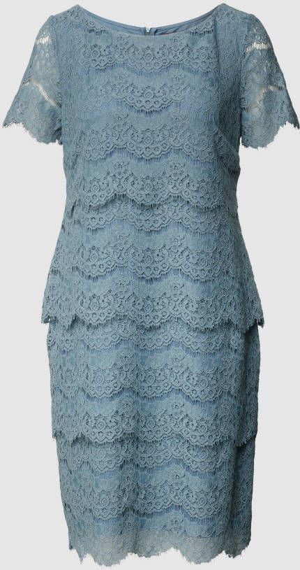 Vera Mont Cocktailjurk in laagjeslook