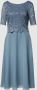 Vera Mont A-lijn jurk met kant lichtblauw - Thumbnail 2