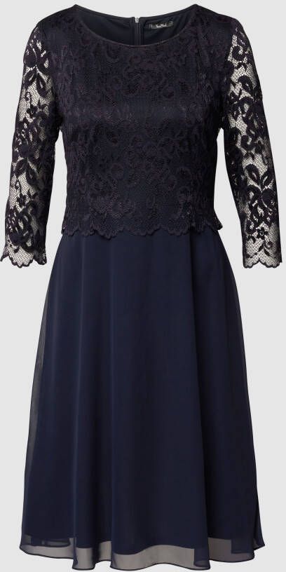 Vera Mont Kant Cocktailjurk Blue Dames