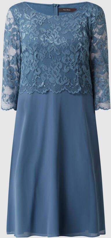 Vera Mont Cocktailjurk van kant en chiffon