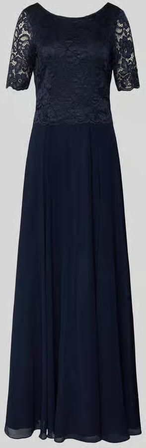 Vera Mont Maxi jurk met kant Black Dames