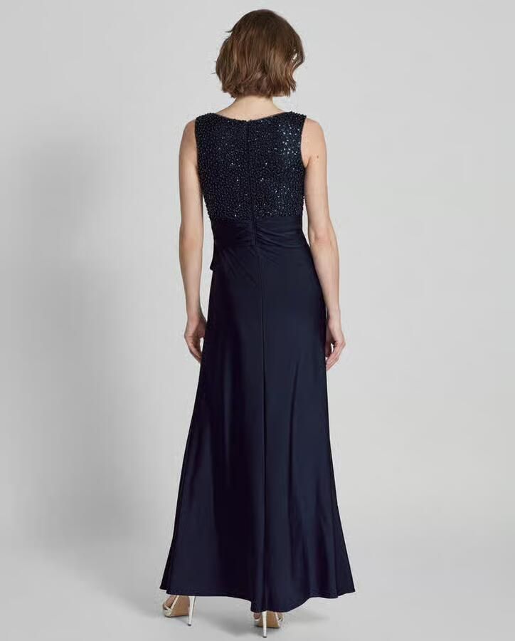 Vera Mont Geborduurde avondjurk Blue Dames
