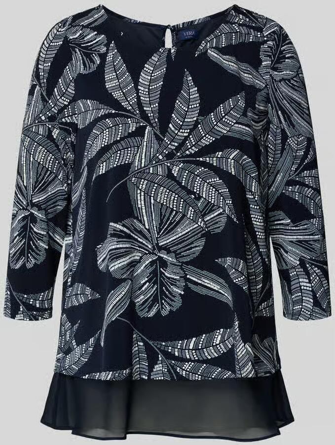 Vera Mont Blouseshirt met druppelvormige hals aan de achterkant - Foto 2