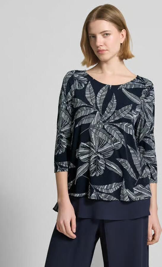 Vera Mont Blouseshirt met druppelvormige hals aan de achterkant - Foto 4
