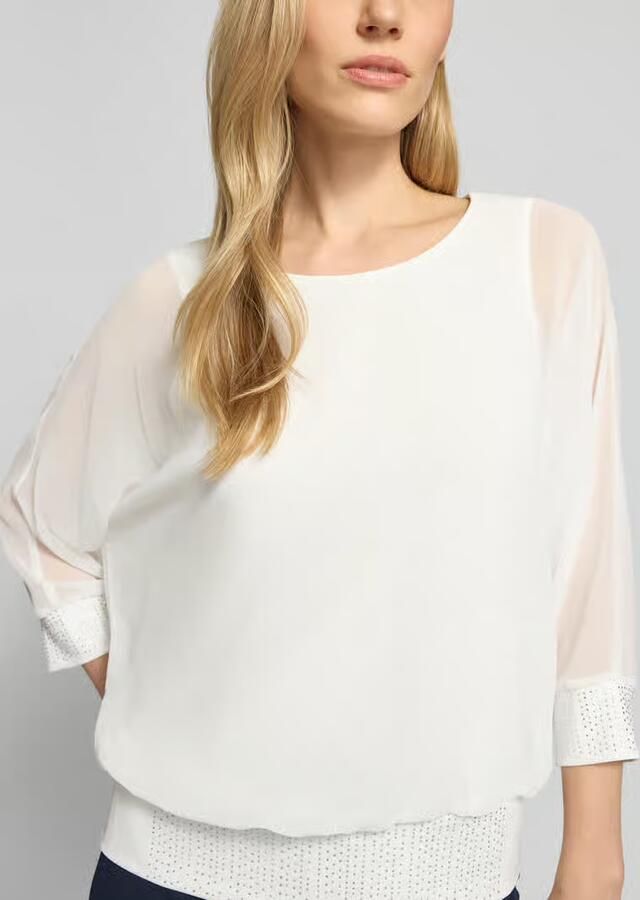 Vera Mont Blouseshirt met siersteentjes