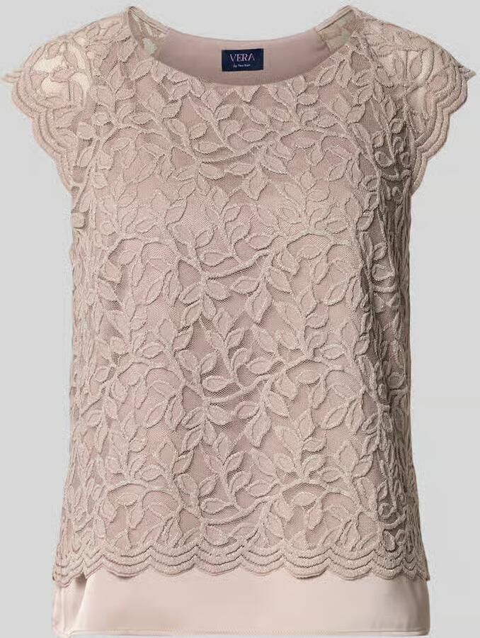 Vera Mont Blouseshirt van kant met ronde hals - Foto 2