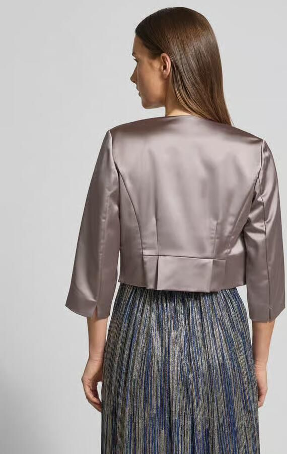Vera Mont Bolero van satijn met 3 4-mouwen