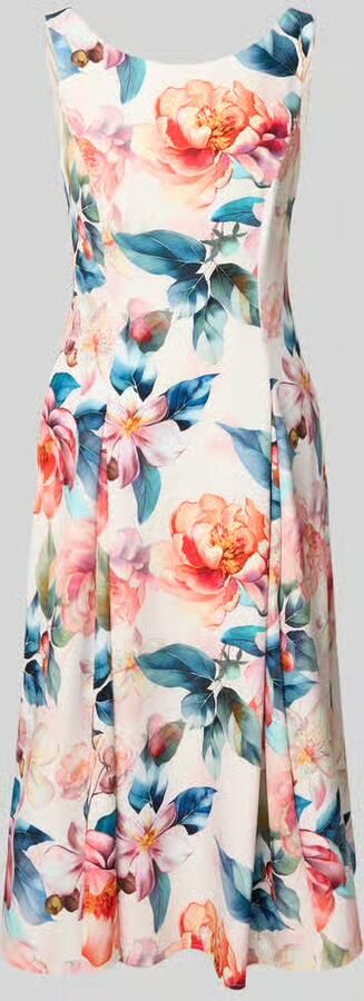 Vera Mont Cocktailjurk in all-over look met plooien