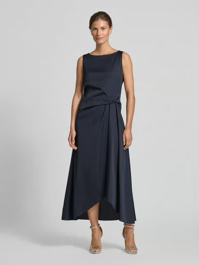 Vera Mont cocktailjurk met asymmetrische zoom - Foto 3