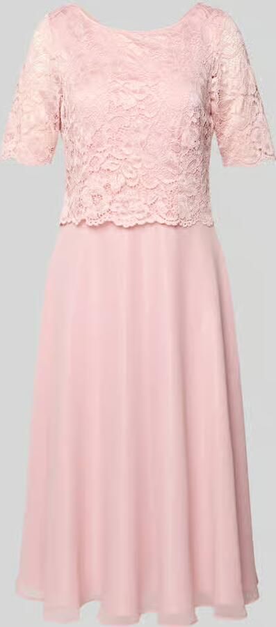 Vera Mont Cocktailjurk van kant en chiffon