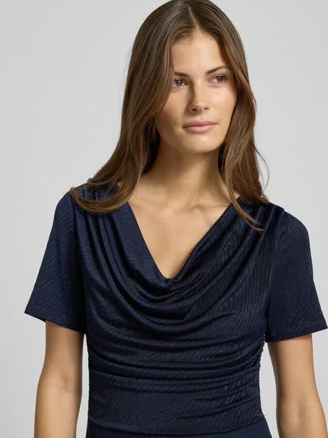 Vera Mont Glitter Cocktailjurk Blue Dames