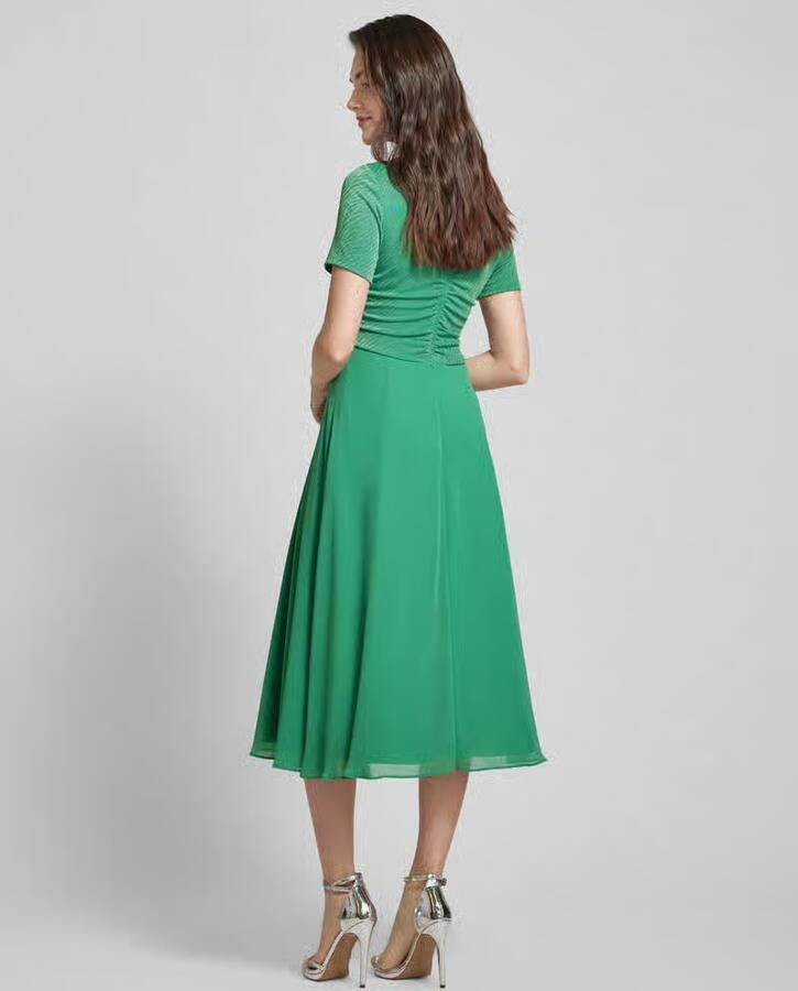 Vera Mont Cocktailjurk met watervalhals