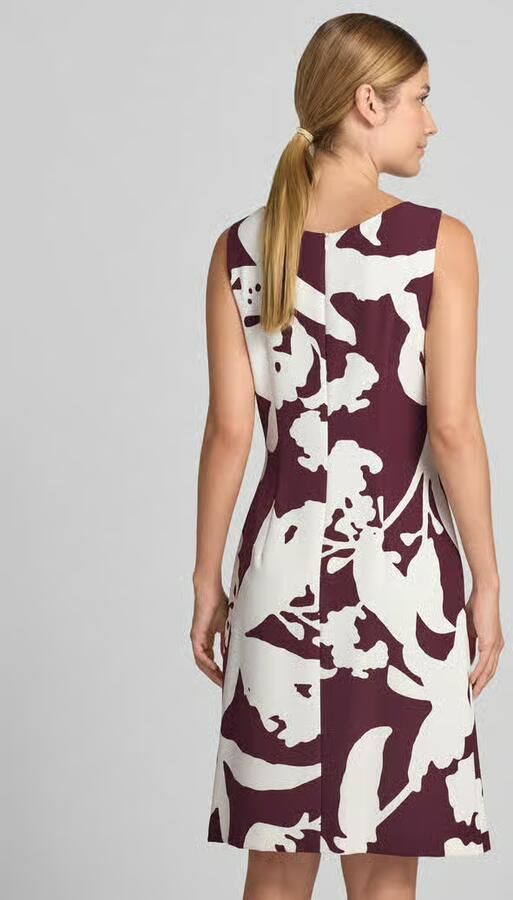 Vera Mont Getailleerde cocktailjurk met all-over motief - Foto 3