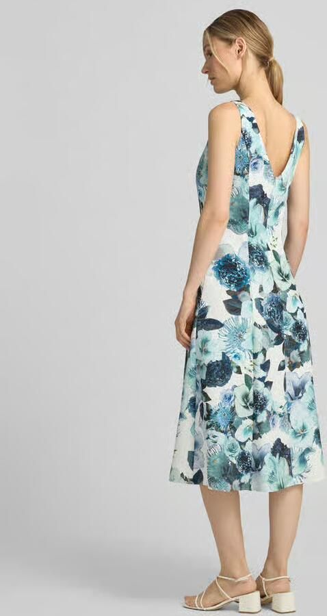 Vera Mont Getailleerde cocktailjurk met all-over motief - Foto 3