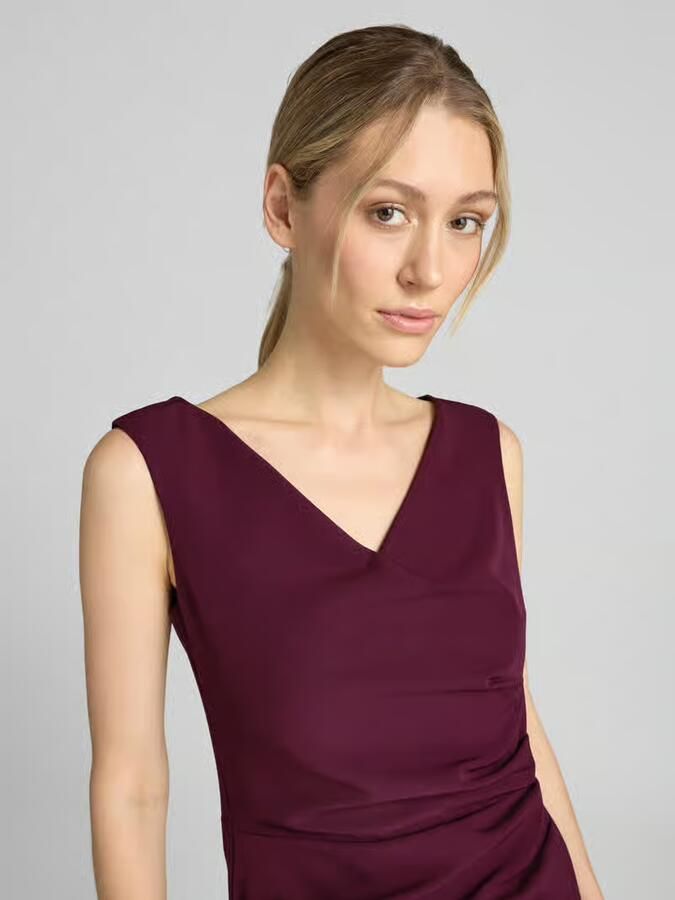 Vera Mont Getailleerde cocktailjurk met plooien