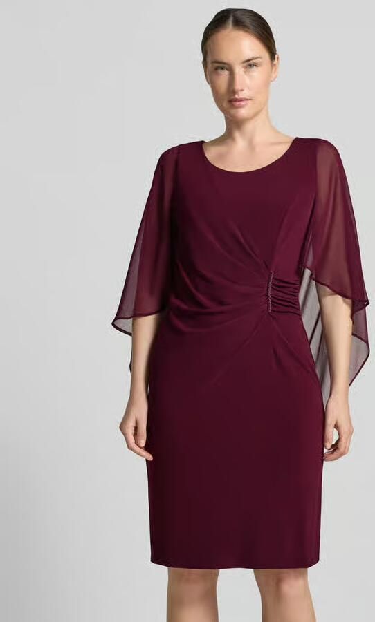 Vera Mont Getailleerde cocktailjurk met strass-steentjes - Foto 2