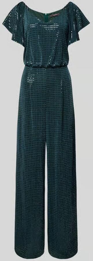 Vera Mont Glanzende jumpsuit met V-hals - Foto 2
