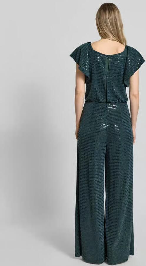 Vera Mont Glanzende jumpsuit met V-hals - Foto 3