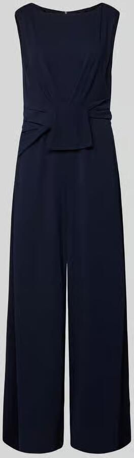 Vera Mont Wijdvallende Jumpsuit met U-Boot Halslijn Zwart Dames - Foto 3