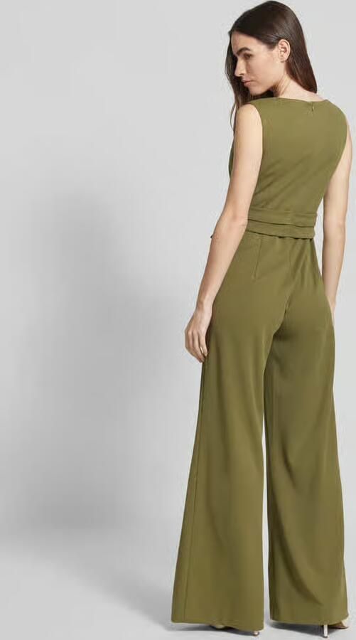 Vera Mont Mouwloze Jumpsuit Overall Green Dames