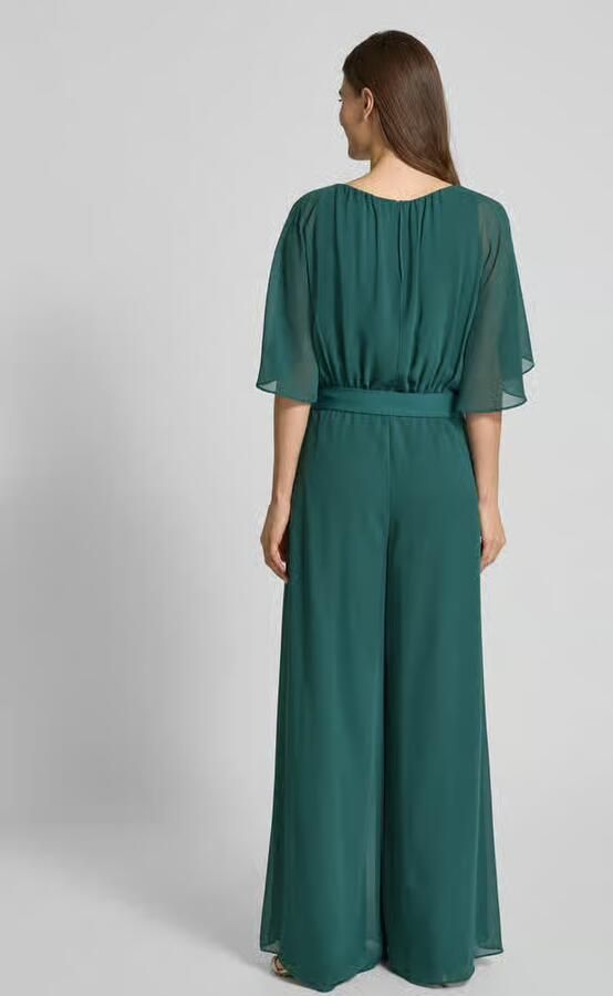 Vera Mont Elegante jumpsuit met halve mouwen Green Dames - Foto 4