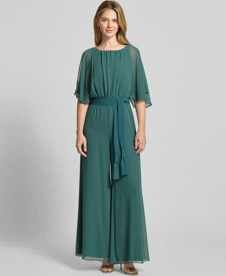 Vera Mont Elegante jumpsuit met halve mouwen Green Dames - Foto 2