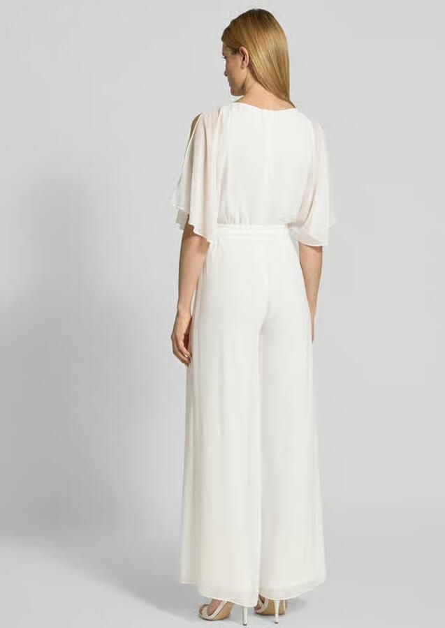 Vera Mont Jumpsuit van vloeiende stof met Strikceintuur - Foto 2