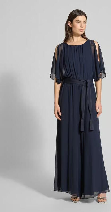 Vera Mont Jumpsuit van vloeiende stof met Strikceintuur - Foto 3