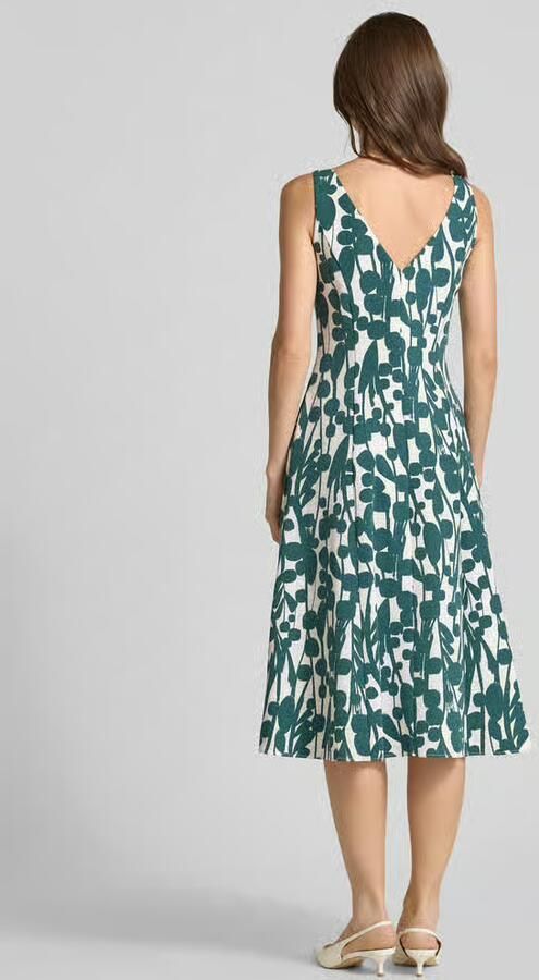 Vera Mont Grafische Print Cocktailjurk Multicolor Dames - Foto 4