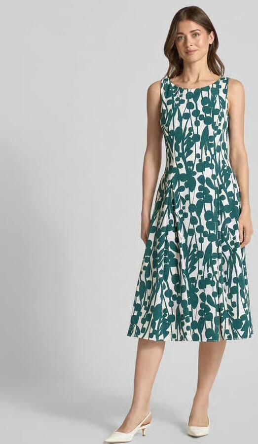 Vera Mont Grafische Print Cocktailjurk Multicolor Dames - Foto 3