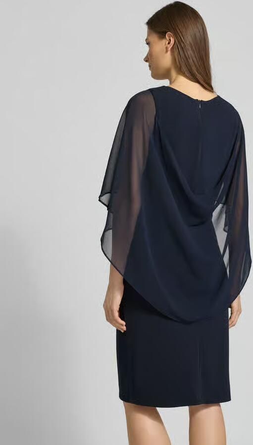 Vera Mont Elegante Gerimpelde Cocktailjurk Blue Dames - Foto 2