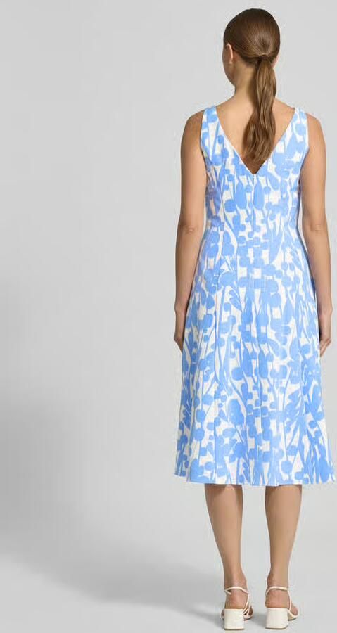 Vera Mont Knie-lange cocktailjurk met stretch