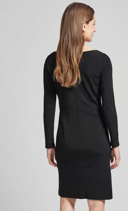 Vera Mont Knielange cocktailjurk met draperingen - Foto 4