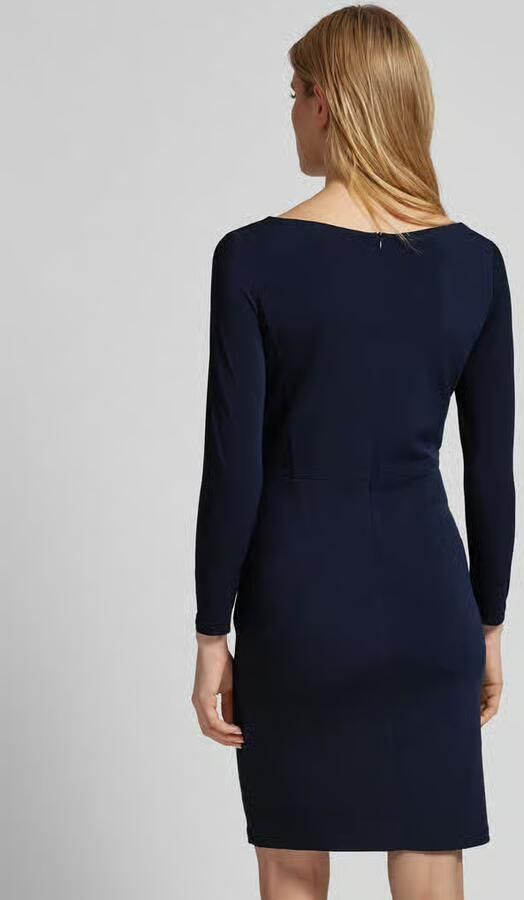 Vera Mont Knielange cocktailjurk met draperingen - Foto 4