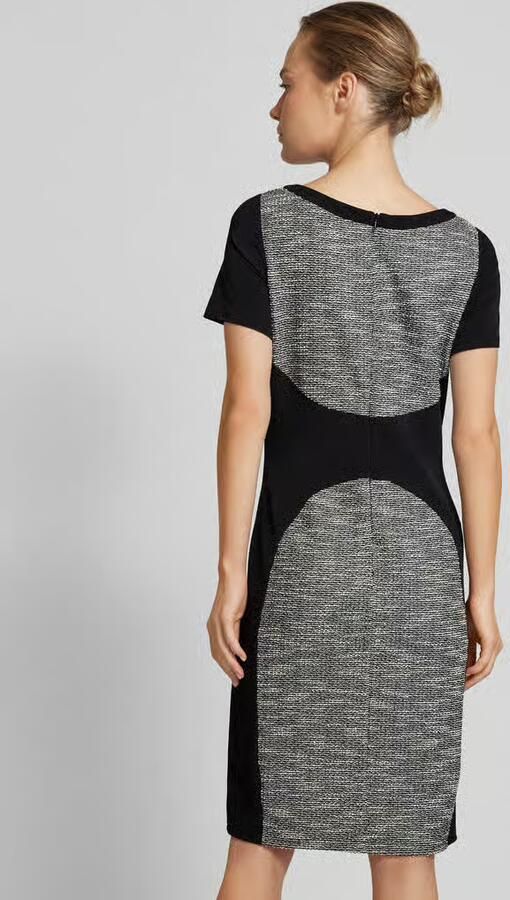 Vera Mont Knielange cocktailjurk met ronde hals