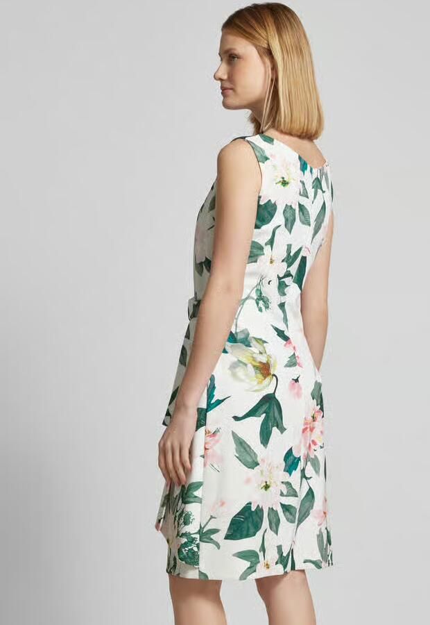 Vera Mont Bloemenprint Cocktailjurk Multicolor Dames