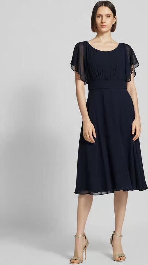 Vera Mont Cocktailjurk met korte mouwen Blue Dames - Foto 3