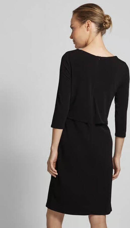 Vera Mont Knielange cocktailjurk met strikceintuur